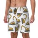 thumbnail image 1 of Balery Funny Excavator Bañador para hombre, shorts de playa de secado rápido con entrepierna y forro de compresión-XX-Large, 1 of 6