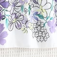 thumbnail image 6 of GYRATEDREAM Toddler Girls Summer Dress Kids Floral Front Bow Flying Sleeve Flowy Sundress Pleated Birthday Party Sundress Dresses for 7-8Y Purple, 6 of 9