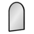thumbnail image 5 of Kate and Laurel Beadbrook Modern Beaded Arched Mirror, 20 x 30, Black, Transitional Arch Wall Mirror for Use as Bathroom Mirror or Entryway Mirror Decor, 5 of 9