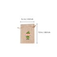 thumbnail image 2 of Saco de Navidad de 24 piezas, bolsas de regalo de Adviento, decoración de rubor, calendario de embalaje, decoración de arpillera de Navidad, Elder de lino, 2 of 3