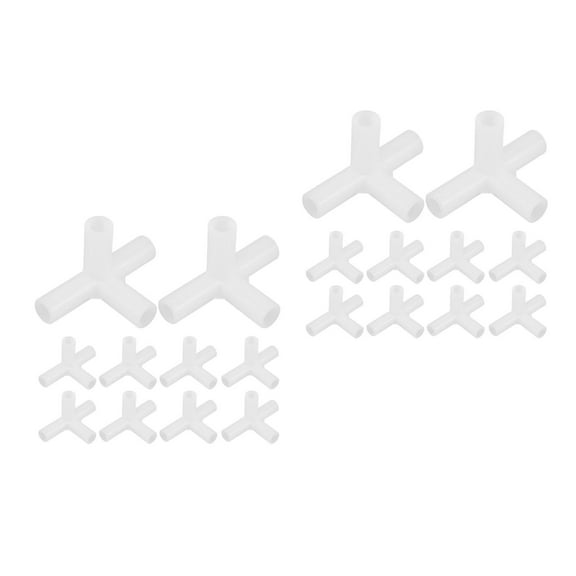 FRCOLOR HOMEMAXS 20 pcs Tent Replacement Parts Canopy Fitting for Outdoor Tent Patio Awning Feet Corner Center Connector