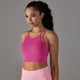 thumbnail image 1 of Sujetador corto deportivo sin costuras para mujer, ropa interior para gimnasio, Fitness, ropa de entrenamiento, espalda cruzada, ropa deportiva tejida para correr, chaleco de Yoga, 1 of 5