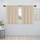 thumbnail image 1 of Cortinas Blackout con Funda para Barra Fácil 42x36 cm Beige 2 Paneles, 1 of 7