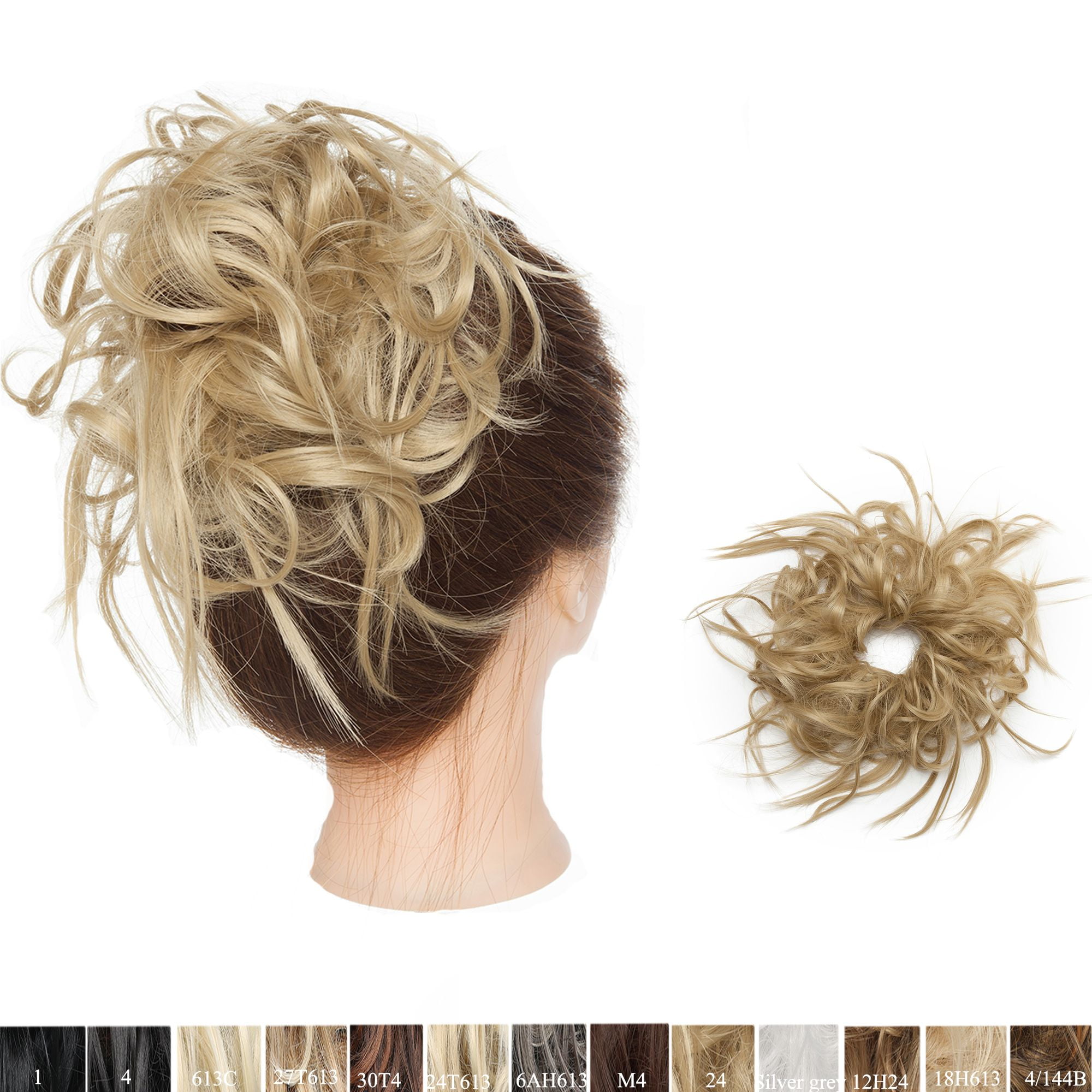 SEGO Synthetic Messy Elastic Hair Bun Extension Hair Ponytail Big Hair