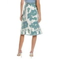 thumbnail image 2 of 3.1 Phillip Lim womens  Fil Coupe Abstract Daisy Silk-Blend Midi Skirt, 6, 2 of 3