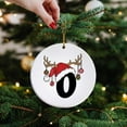 thumbnail image 4 of Adornos navideños, adornos navideños, regalos navideños, adorno con nombre y letra, adorno con inicial familiar, adorno personalizado, adorno navideño con nombre familiar, etiqueta acrílica para regal, 4 of 9