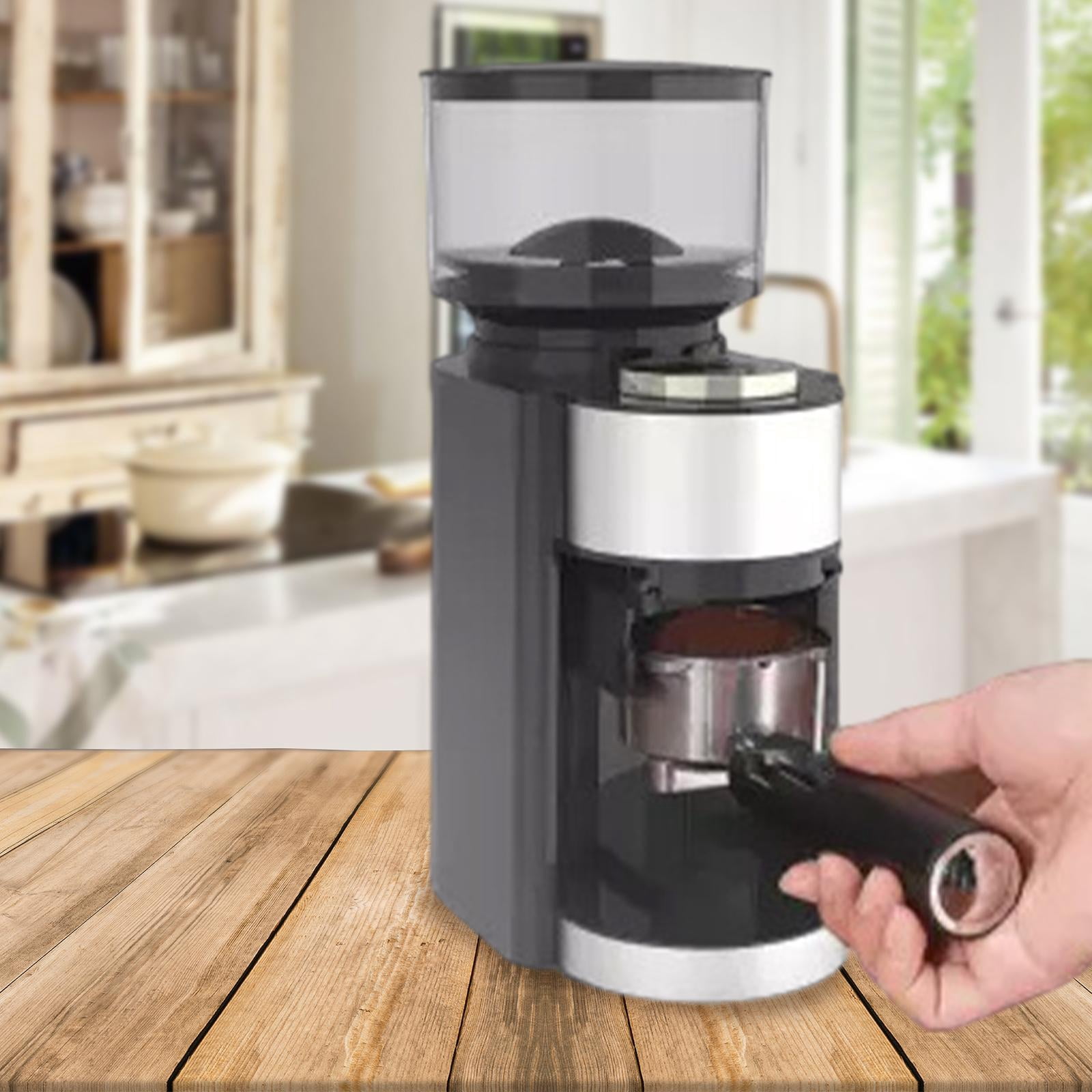 Molinillo de café eléctrico con rebabas, molinillo para 2-14 tazas ...
