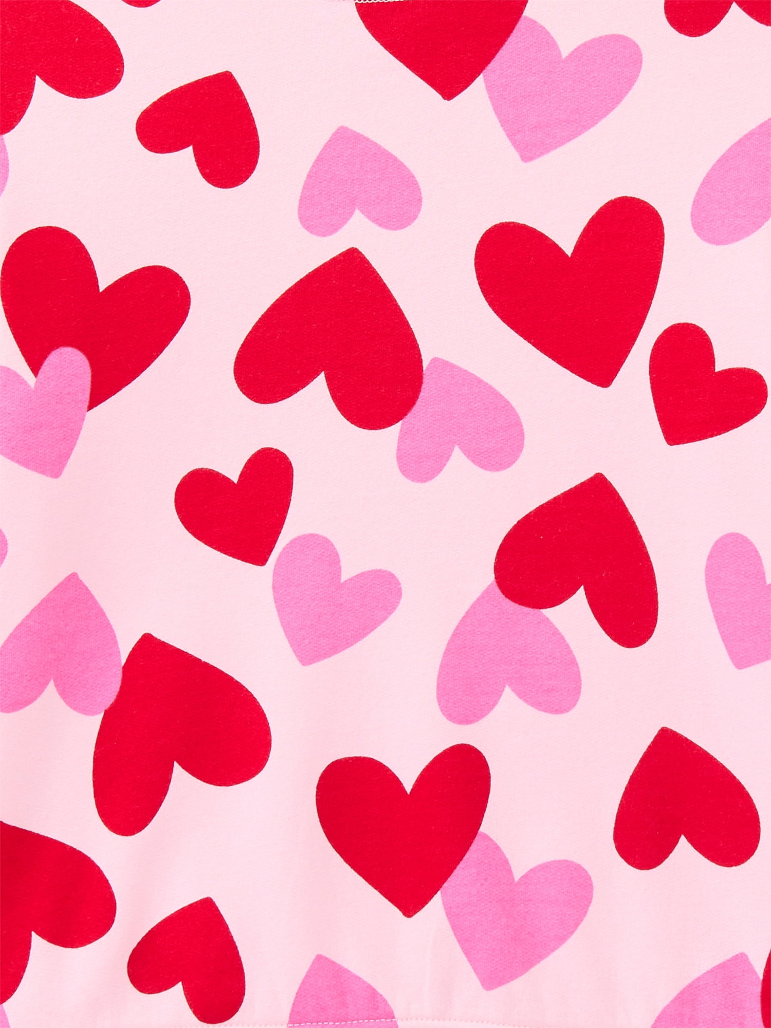 Way to Celebrate Girls Valentine's Day Long-Sleeve Graphic Fleece Sweatshirt, Sizes 4-18