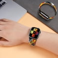 thumbnail image 7 of BRADCET 2Pack Braided Solo Loop Strap for Apple Watch Bands 44mm 45mm 38mm 40mm 41mm 42mm 49mm Women Men, Elastic Nylon Band Adjustable Sprot Loop for iWatch Series 8 7 SE 6 5 4 3 2 1 Nike, 7 of 7