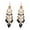 Black, variant on HUANLEDASH 1 Pair Women Hook Earrings Vintage Ethnic Style Exaggerated Hollow Out Beads Waterdrop Shape Bohemian Ear Decoration Jewelry Vacation Earrings Hanging Earrings