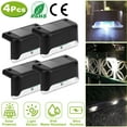 thumbnail image 2 of Solarek Solar Lights Outdoor Waterproof Solar Powered Deck Step Lights for Patio Garden Backyard Garage Driveway Pathway Outside Wall Lighting, 2 of 10