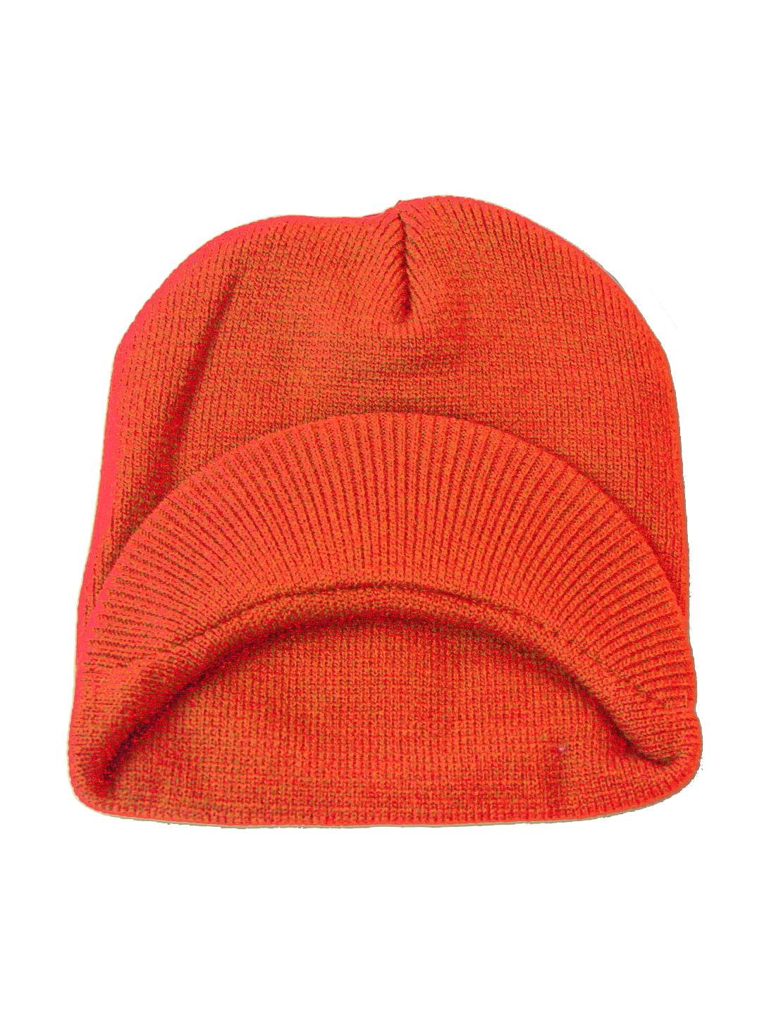 Mossy Oak Blaze Orange Insulated Hunting Beanie Hat, Acrylic