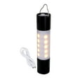 thumbnail image 2 of Becaristey Rechargeable LED Flashlight Emergency Zoomable Riding Night Torch Adjustable Light Lamp Lighting Equipment Black 1Set, 2 of 6