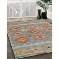 thumbnail image 2 of Ahgly Company Indoor Rectangle Contemporary Sage Green Southwestern Area Rugs, 2' x 3', 2 of 6