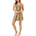 thumbnail image 2 of INSPIRE CHIC Women's Camisole Nightgown Pajamas Summer Print Cami Slip Sleepwear  Small Snake Printed, 2 of 7