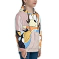 thumbnail image 3 of Netaao Bluey for Youth's Hoodies Sweatshirt for Girls and Boys Casual Long Sleeve Shirts-Large, 3 of 6
