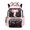Pink Floral Sparkle Print, variant on HELLHERO Camouflage Duck Pattern School Bag with Smooth Zippers, Compartment Waterproof 17 Inch Casual Daypack for Elementary Travel