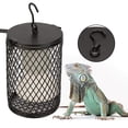 thumbnail image 2 of Ceramic Heating Lamp Anti-scalding Ceramic Heating Lamp Heater Holder Reptile Heating Bulb Holder with Anti-hot Bracket Hang Hook for Lizard Turtle Reptile, 2 of 9