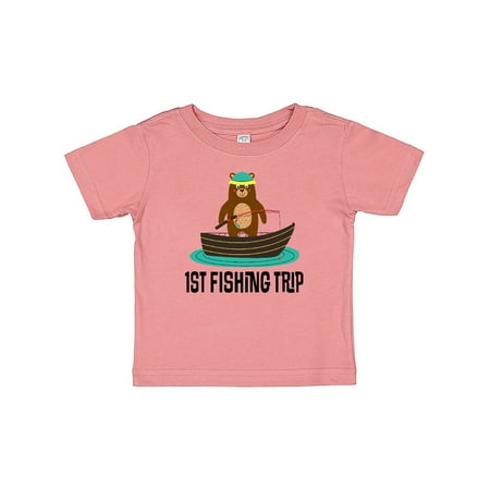 

Inktastic 1st Fishing Trip Gift Baby Boy T-Shirt