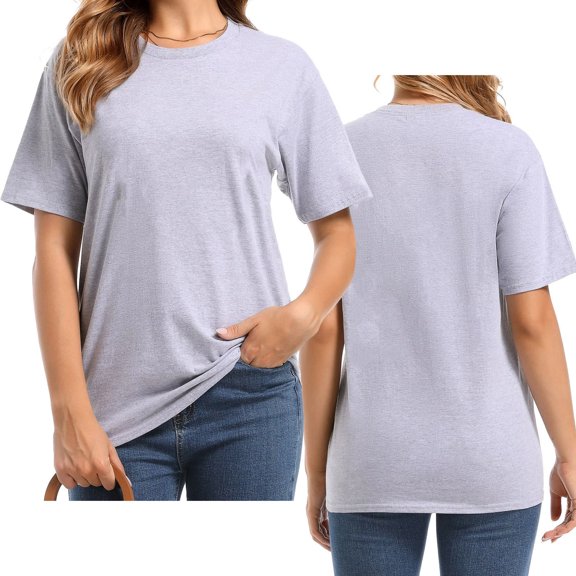 TIANZEN T Shirts For Women Design Your Own Shirt Text//Logo Tee Printed Photo Front/Back Short Sleeve Tee Tops Womens Short Sleeve T Shirts Athletic V Neck Shirts Women