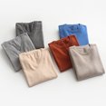 thumbnail image 5 of Suéter de lana de cuello redondo de talla grande para hombre de otoño e invierno, suéter de punto suelto de color sólido, suéter base para hombre, 5 of 5
