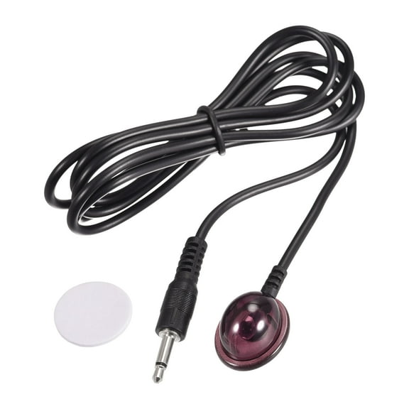 IR Infrared Emitter Extender Cable 3.3ft 45 Degree Emission Angle 3.5mm Jack Single Round Head
