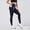 Black, variant on HUITKMM Plus Size Yoga Pants Thick High Waist Yoga Pants with Pockets Workout Running Yoga Leggings for Women 695