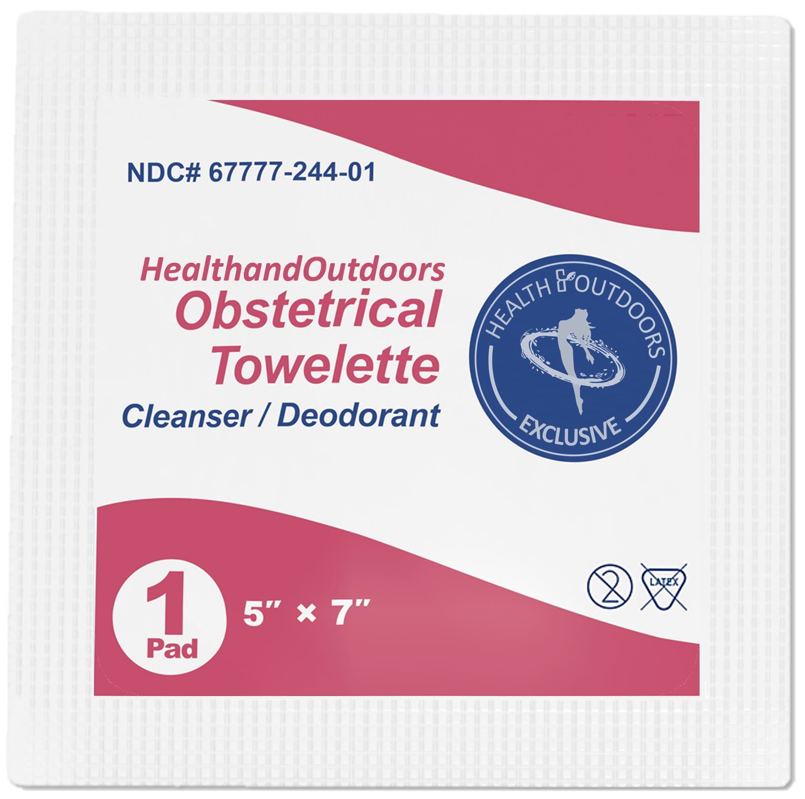 Obstetrical Towelettes Body Cleansing Wet Napkins Individually Wrapped 125 Count Towelettes