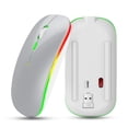 thumbnail image 3 of Looking Wireless Mouse, Long Distance Mouse, Slim Rechargeable for XP Windows Vista Black,Silver, 3 of 7