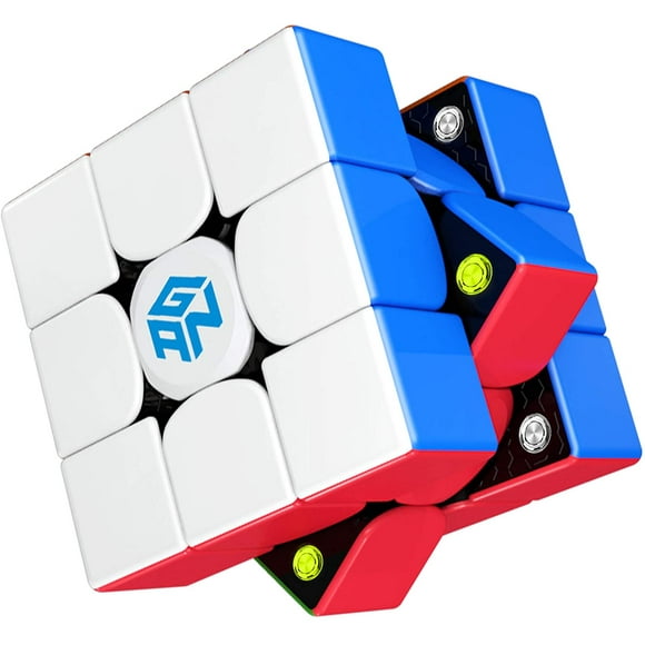 GAN 356 M 3x3 Magnetic Speed Cube, GAN Cubes, 3x3x3 Magic Cube, Stickerless Puzzle (Lite ver. 2020, no Extra GES)