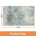 thumbnail image 4 of 20x32 inch Modern Abstract Gray Runner Rug: Luxury and Comfort in One - Non-Slip, Low-Pile, Machine Washable - Perfect for Bathroom, Kitchen, Hallway, 4 of 5