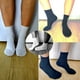 thumbnail image 4 of Calcetines de algodón para hombre antiolor, paquete de 5, 4 of 6