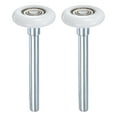 thumbnail image 1 of Uxcell Rouleaux de Porte de Garage en Nylon Lot de 2, Roues de Porte de Garage 1.8 Pouces Tige 4.72 Pouces, 6200zz pour Portes de Garage/portes à Rabat, Blanc, 1 of 6