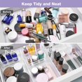 thumbnail image 2 of 9 Drawer Kitchen Organizers, Transparent Cutlery Storage, Polystyrene Storage Box, Organize Cutlery, Jewelry, Cosmetics，JUN, 2 of 5