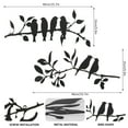 thumbnail image 3 of Dznils 2Pcs Metal Birds Wall Art Hanging Metal Wall Decor Birds on Branch Iron Scroll Sculptures, 3 of 9