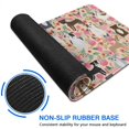 thumbnail image 6 of Long Mouse Pads for Desk,Boston Terrier Dog and Flower Florals Desk Mats on Top Of Desks, Desk Mouse Pad Extra Large with 3mm Non-Slip Base and Stitched Edge for Gaming,Office,Work,Home 35.4"x15.7", 6 of 6