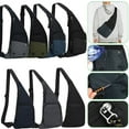 thumbnail image 2 of Sling Bag Slim Crossbody Personal Pocket Chest Bag Men Women Anti-Thief Shoulder Bag Backpack Casual Daypack Fanny Pack Travel, 2 of 16