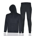 thumbnail image 1 of Men's heavy Pullover Fleece Hoodie Jogger Training Sweatsuit set, 1 of 3