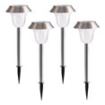 thumbnail image 1 of Paquete de 4 luces solares para jardín de acero inoxidable para exteriores que cambian de color. Leyfeng  Luces led, 1 of 7