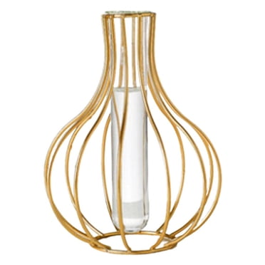 Glass Flower Vase Table Test Tubes Vase Flower Tabletop Decoration