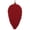 Burgundy, variant on Vickerman 7" Silver Flocked Pinecone Christmas Ornament, Pack of 2