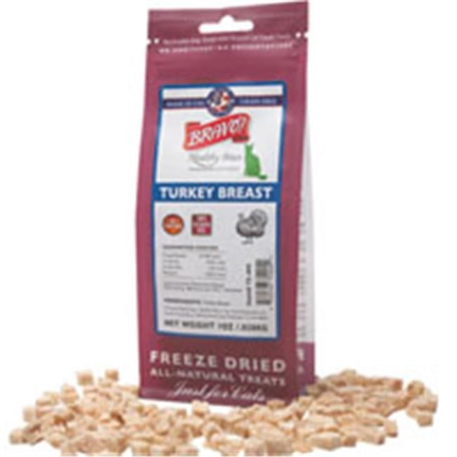 Bravo! Healthy Bites GrainFree Turkey Breast Freeze Dried Cat Treats