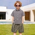 thumbnail image 2 of MDUKONU Toddler Boys Cargo Shorts Adjustable Waist Baggy Fit Cool Casual Shorts Football Workout Clothes for Kids Size: 12-18 Months Army Green, 2 of 6