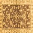 thumbnail image 1 of Ahgly Company Indoor Square Oriental Brown Traditional Area Rugs, 7' Square, 1 of 4