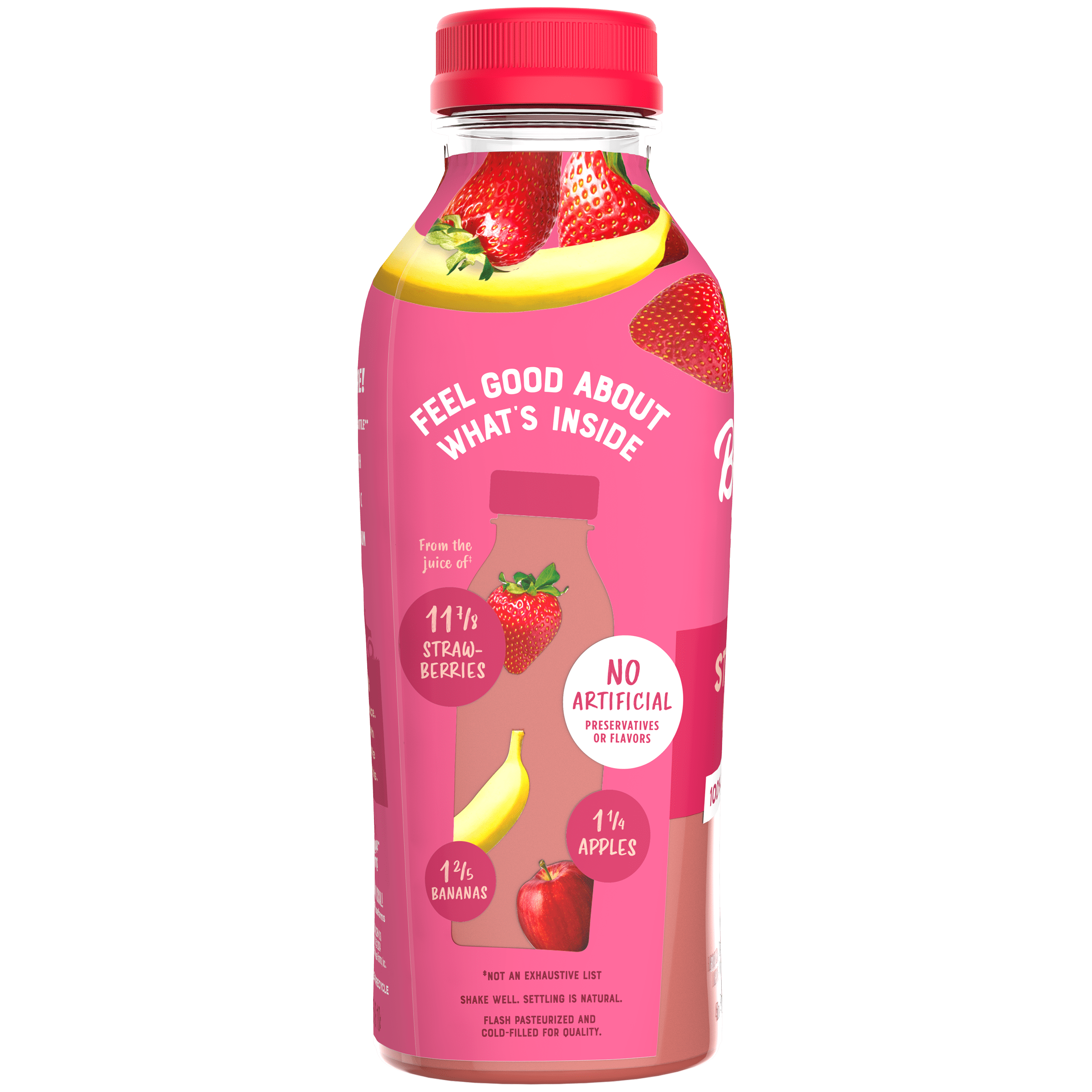 Bolthouse Farms Fruit Juice Smoothie, Strawberry Banana, 15.2 fl. oz. Bottle