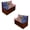 Frog American Flag, variant on ZUXONGSY Raven Skull Rose Print 4 Pcs RV Dinette Cushion Covers Elastic Camper Cushion Slipcover Non-Slip RV Couch Cover Furniture Protector for RV Camper Car Bench