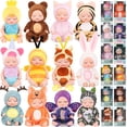 thumbnail image 1 of Mini Reborn Baby Doll Hanaive de 4 pulgadas con ropa, juego de 12, 1 of 6