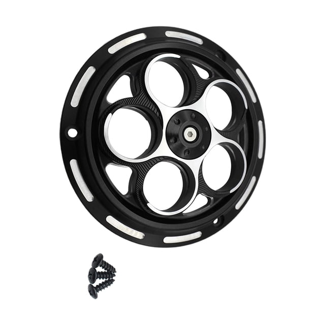 Cubierta de ventilador de motor de motocicleta Sharpla protección para el cuerpo color Negro