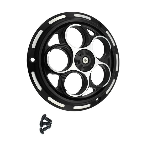 Cubierta del ventilador del motor de motocicleta Yotijar moldura ornamental protección piezas decorativas negro