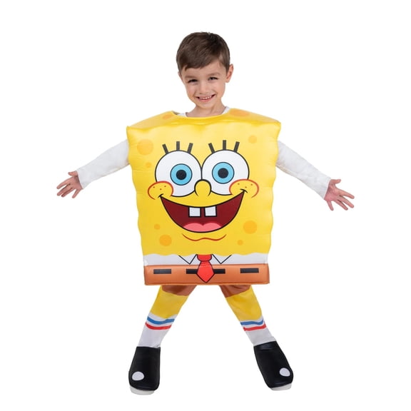 SpongeBob Boys' Toddler Halloween Deluxe Costume Costume Apparel Sets 2pc - Yellow One Size